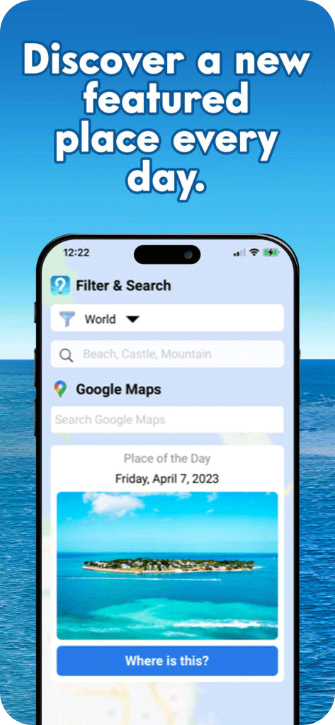 Every day a new place