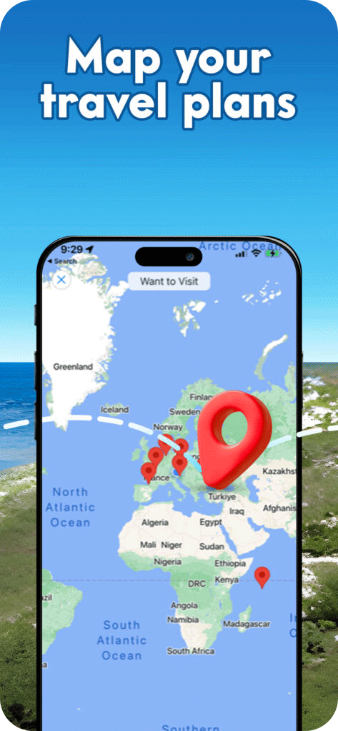 Map your travel plans